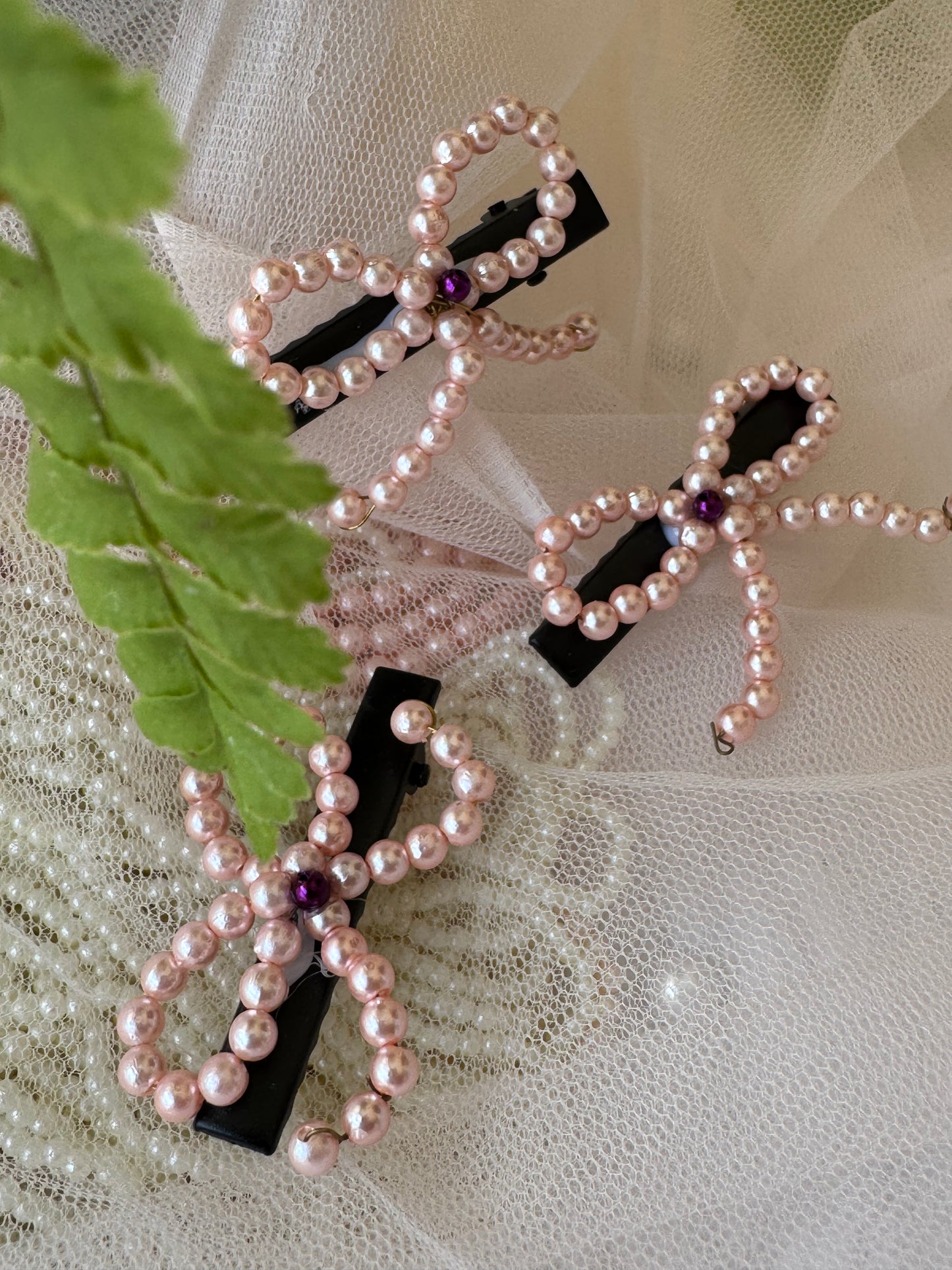 Pink Pearl Bow