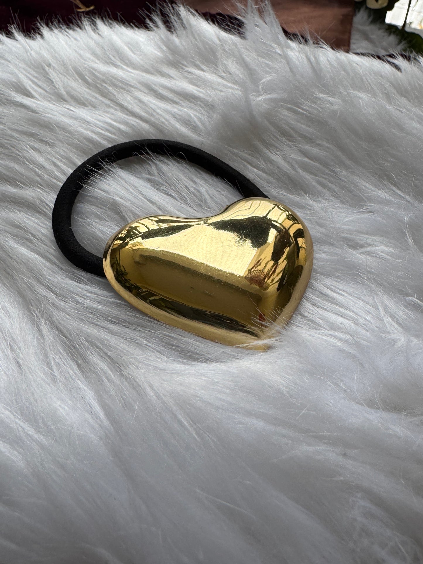 Golden Heart - Metal Rubber band