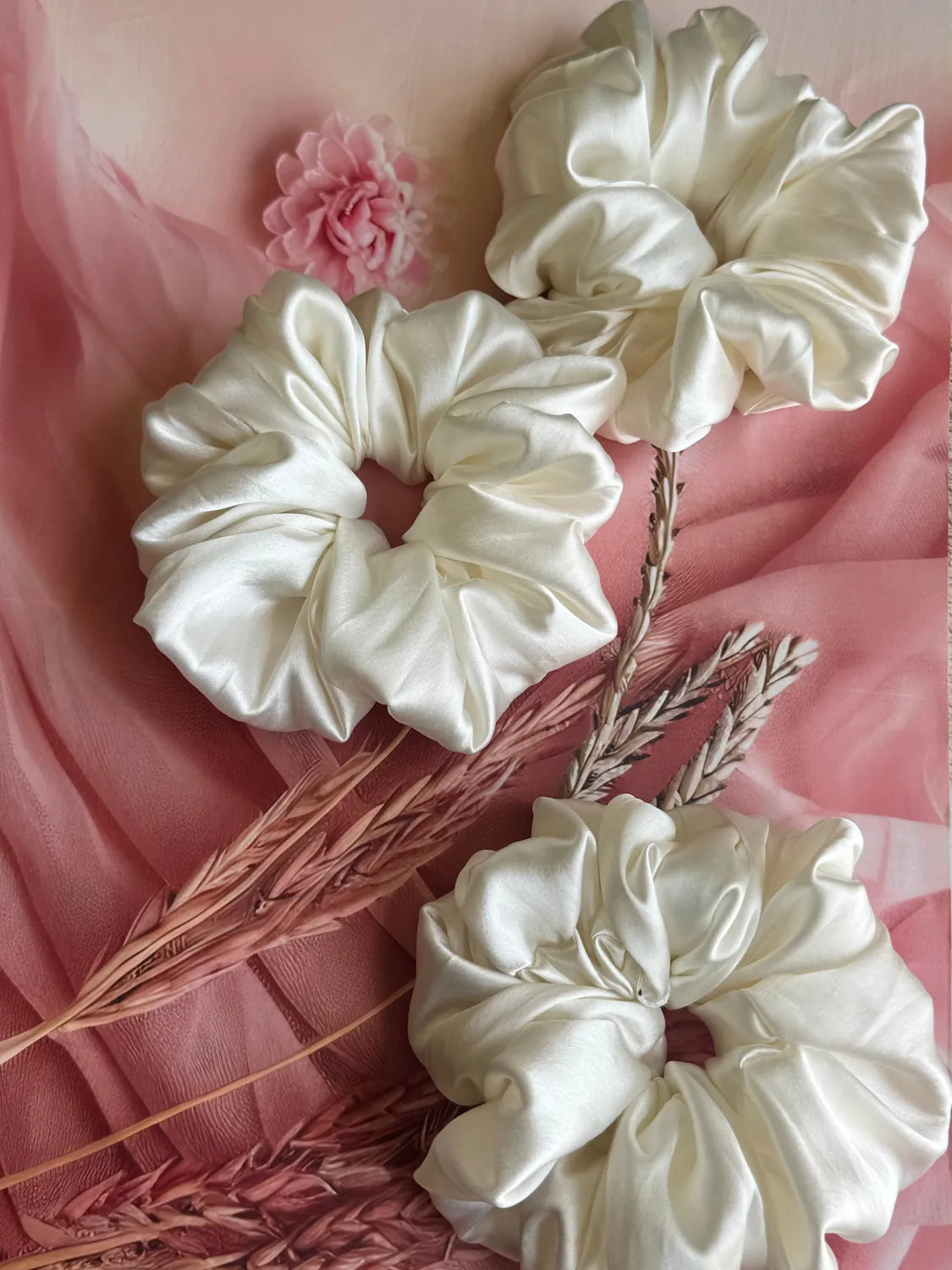 Bows and Bags India | Cloud Nine – Silky Smooth XL Oversized Satin Scrunchie | packaging | handmade hair accessories India