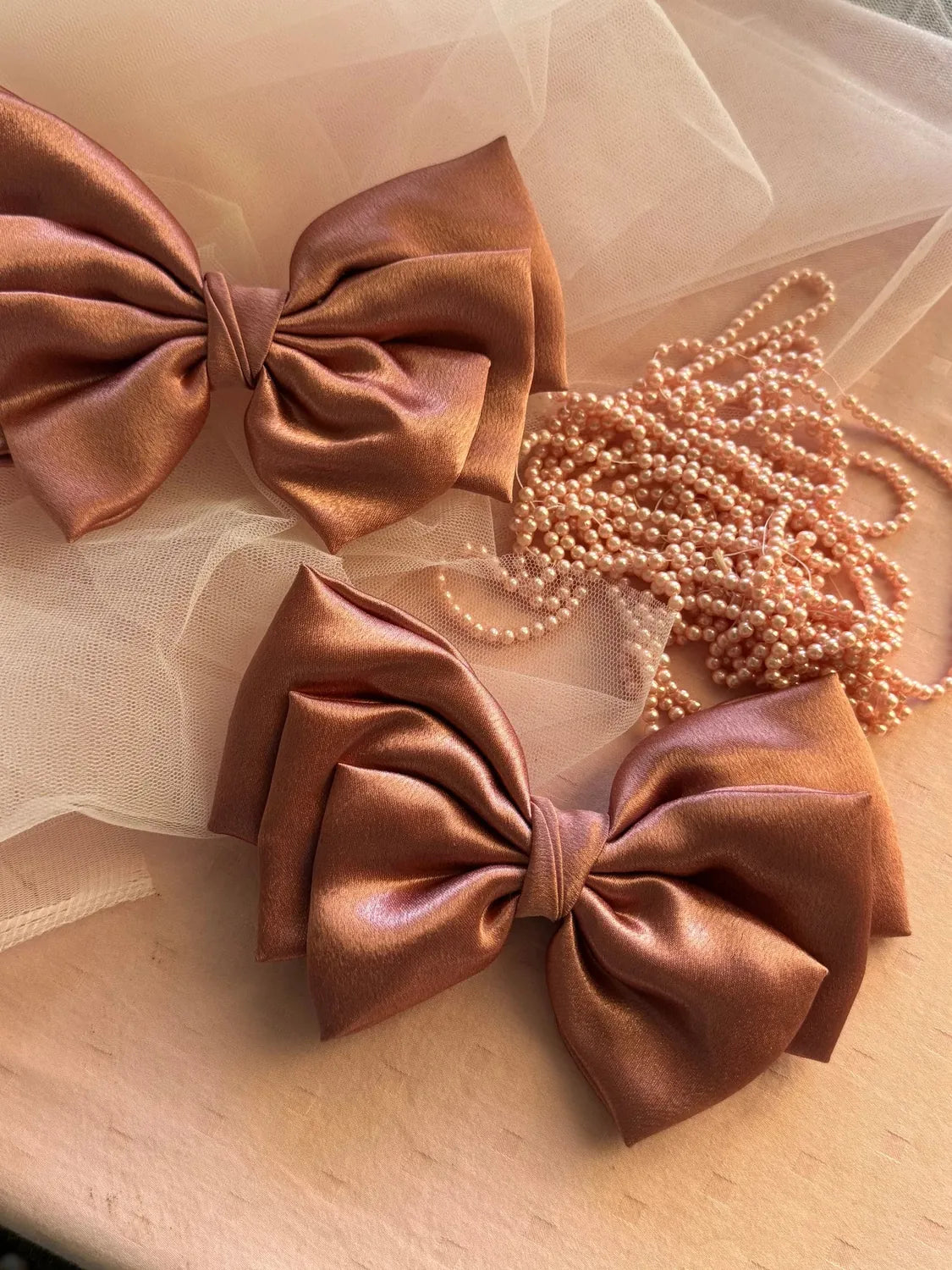 Bows and Bags India | Frozen Orchid - Satin Hair Bow | packaging | handmade hair accessories India